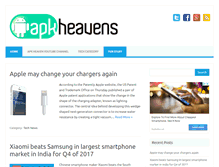 Tablet Screenshot of apkheavens.com